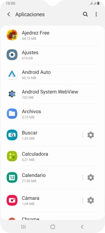 Pulsa la app deseada.