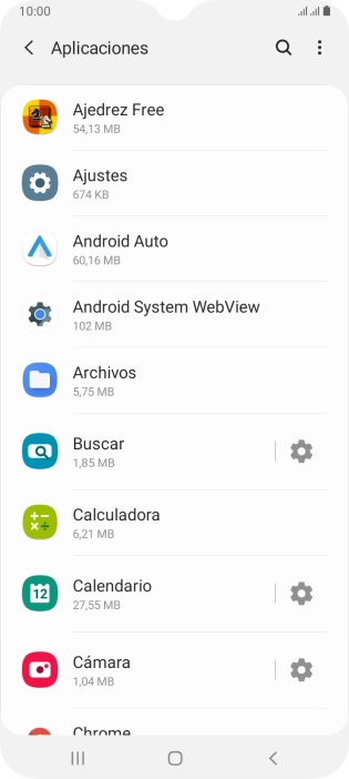 Pulsa la app deseada.