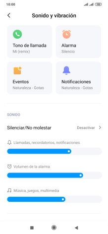 Pulsa Tono de llamada.