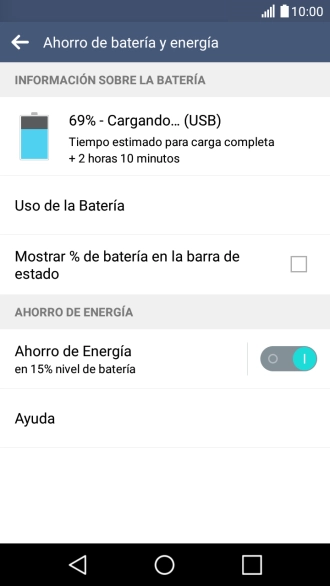 Pulsa la tecla de inicio para terminar y regresar a la pantalla de inicio.