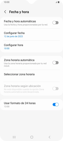 Pulsa el indicador junto a 
