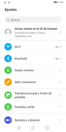 Pulsa Redes móviles.