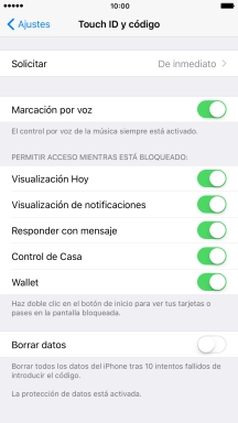 Pulsa el indicador junto a 