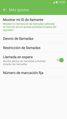 Pulsa Número de marcación fija.