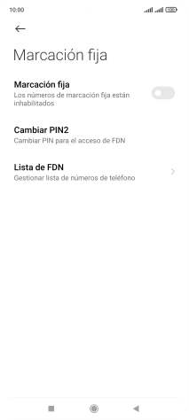 Pulsa el indicador junto a 