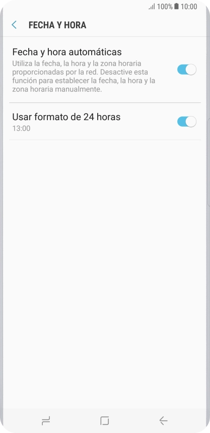 Pulsa la tecla de inicio para terminar y regresar a la pantalla de inicio.
