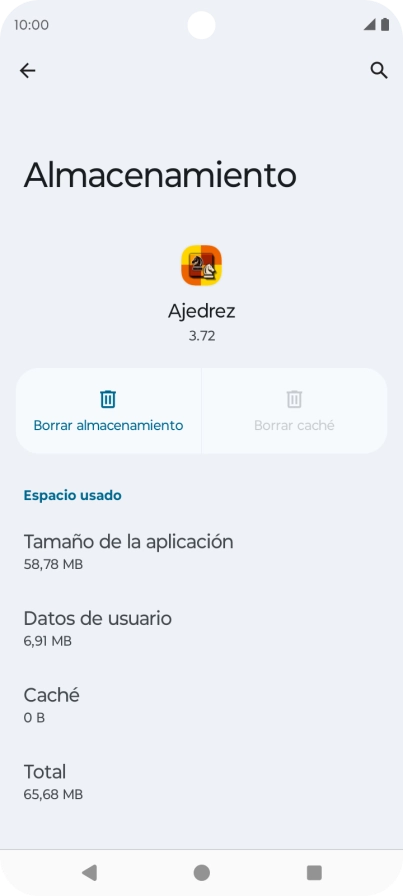 Pulsa la tecla de inicio para terminar y regresar a la pantalla de inicio.