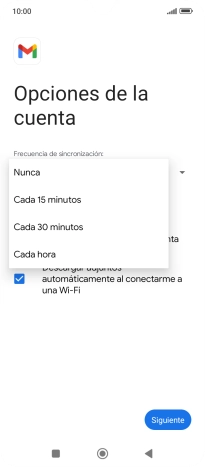Pulsa el ajuste deseado.