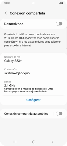 Pulsa Configurar.