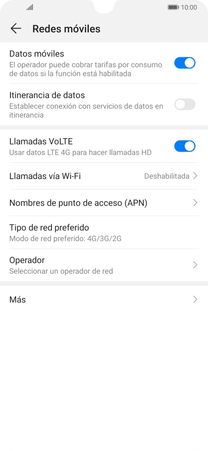 Pulsa el indicador junto a 