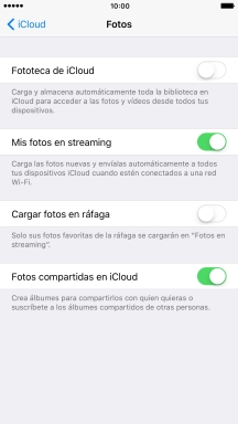 Pulsa el indicador junto a 