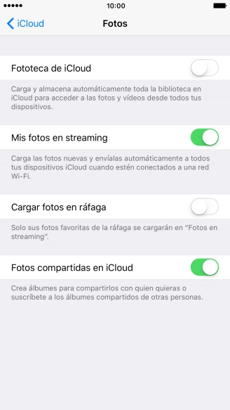 Pulsa el indicador junto a 