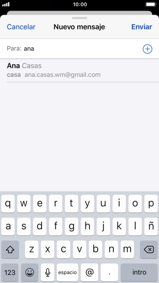 Pulsa el contacto deseado.