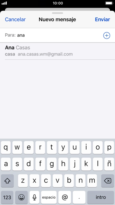 Pulsa el contacto deseado.