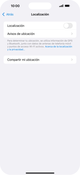Pulsa el indicador junto a 