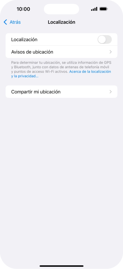 Pulsa el indicador junto a 