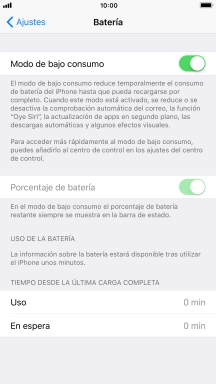 Pulsa la tecla de inicio para terminar y regresar a la pantalla de inicio.