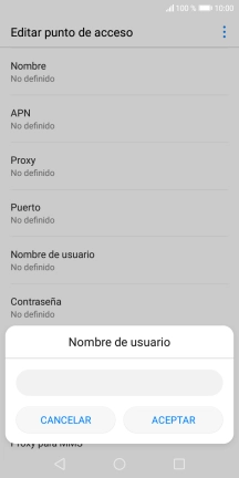 Introduce wap@wap y pulsa ACEPTAR.