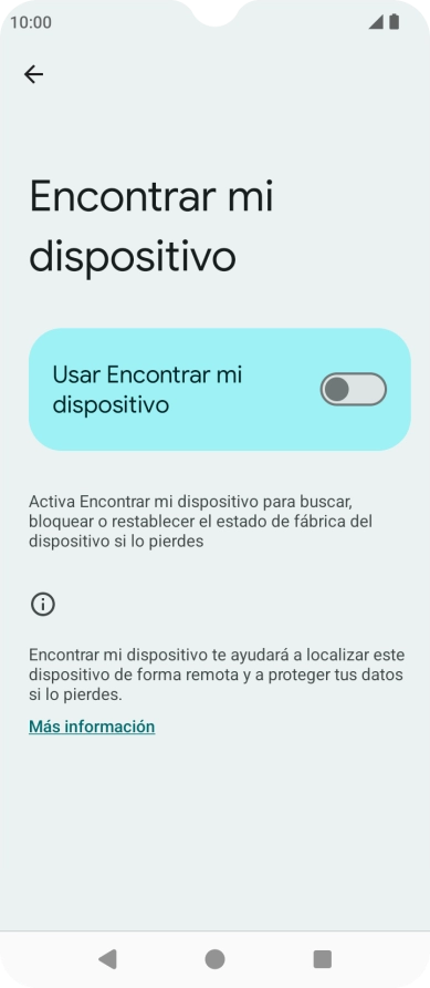 Pulsa el indicador junto a 