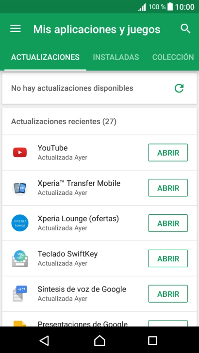 Pulsa INSTALADAS. Pulsa INSTALADAS.