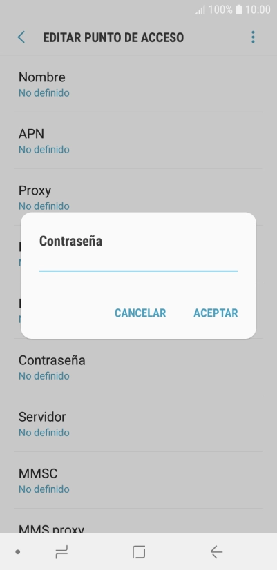 Introduce wap125 y pulsa ACEPTAR.