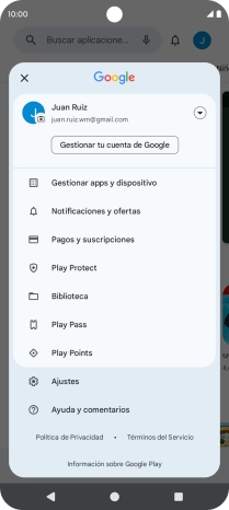 Pulsa Gestionar apps y dispositivo.