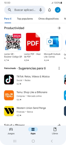 Pulsa el icono de perfil.