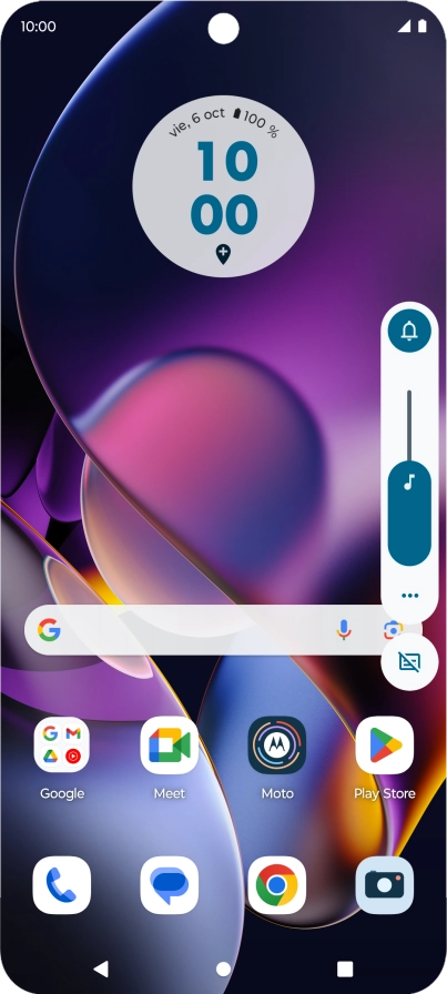 Pulsa el icono de modo de sonido.