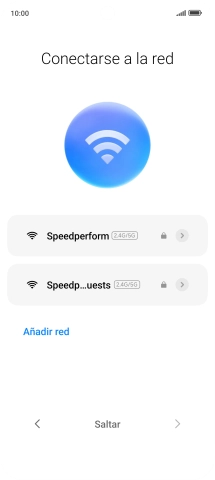 Pulsa la red wifi deseada.