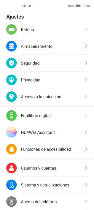 Pulsa Sistema y actualizaciones.