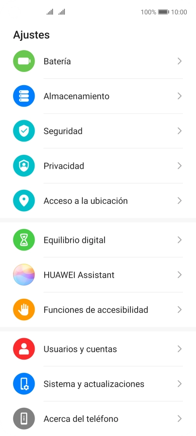 Pulsa Sistema y actualizaciones.