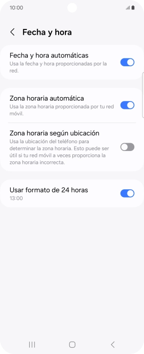 Pulsa la tecla de inicio para terminar y regresar a la pantalla de inicio.