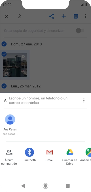 Pulsa Guardar en Drive.