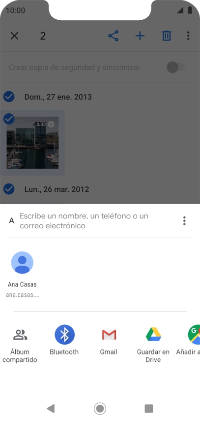 Pulsa Guardar en Drive.