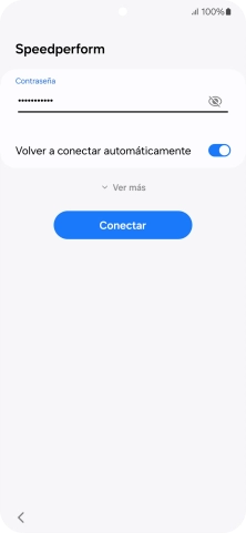 Introduce la contraseña de la red wifi y pulsa Conectar. Introduce la contraseña de la red wifi y pulsa Conectar.