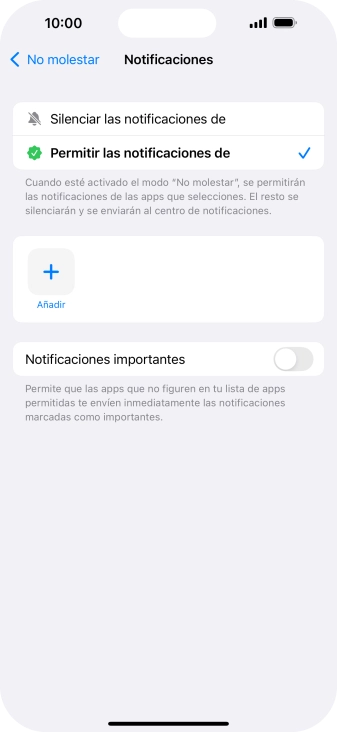Pulsa el indicador junto a 