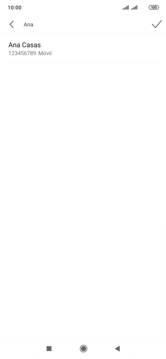 Pulsa el contacto deseado.