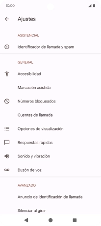 Pulsa Buzón de voz.