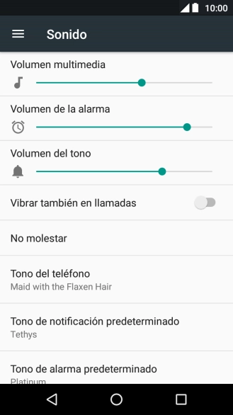 Pulsa la tecla de inicio para terminar y regresar a la pantalla de inicio.
