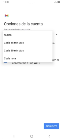 Pulsa el ajuste deseado.