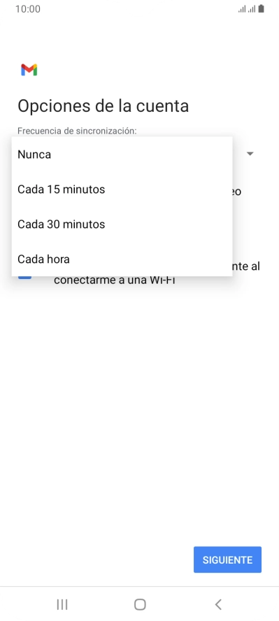 Pulsa el ajuste deseado.