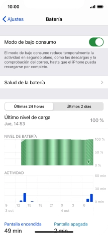 Desliza el dedo hacia arriba desde la parte inferior de la pantalla para terminar y volver a la pantalla de inicio. Desliza el dedo hacia arriba desde la parte inferior de la pantalla para terminar y volver a la pantalla de inicio.