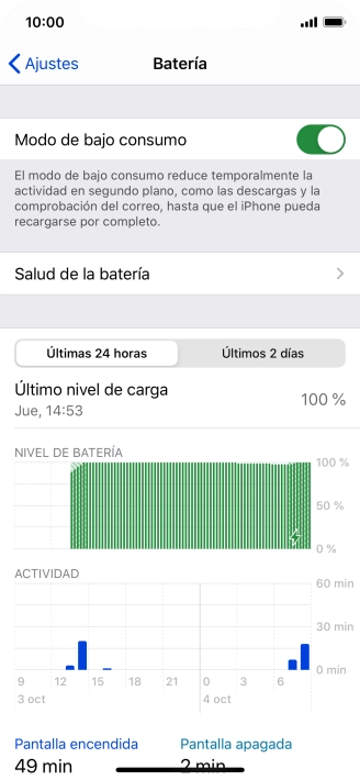 Desliza el dedo hacia arriba desde la parte inferior de la pantalla para terminar y volver a la pantalla de inicio. Desliza el dedo hacia arriba desde la parte inferior de la pantalla para terminar y volver a la pantalla de inicio.