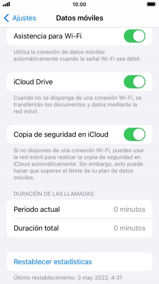 Pulsa el indicador junto a 