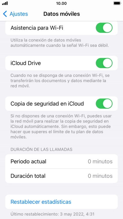 Pulsa el indicador junto a 