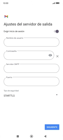 Pulsa el indicador junto a 