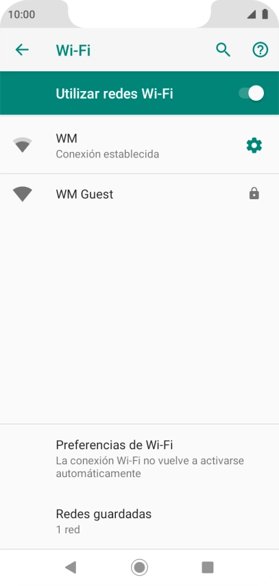 Pulsa la tecla de inicio para terminar y regresar a la pantalla de inicio.
