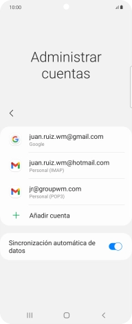 Pulsa el indicador junto a 