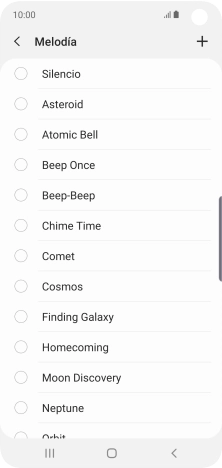 Pulsa el icono de añadir timbre de llamada. Pulsa el icono de añadir timbre de llamada.