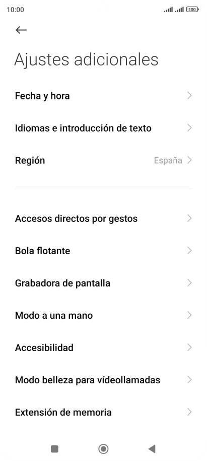 Pulsa Fecha y hora. Pulsa Fecha y hora.